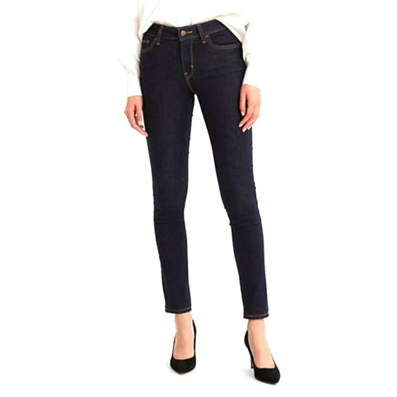 Levi's Denim - Levi's 711 Skinny Hypersoft Dark Wash Jeans